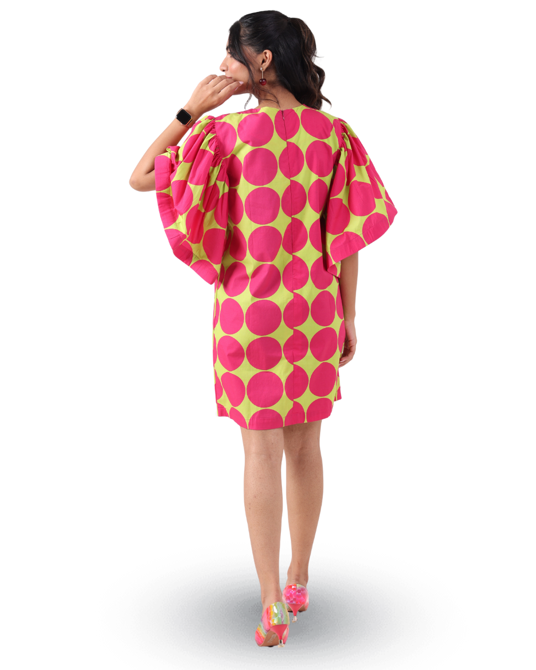 RETRO BLOOM STATEMENT DRESS