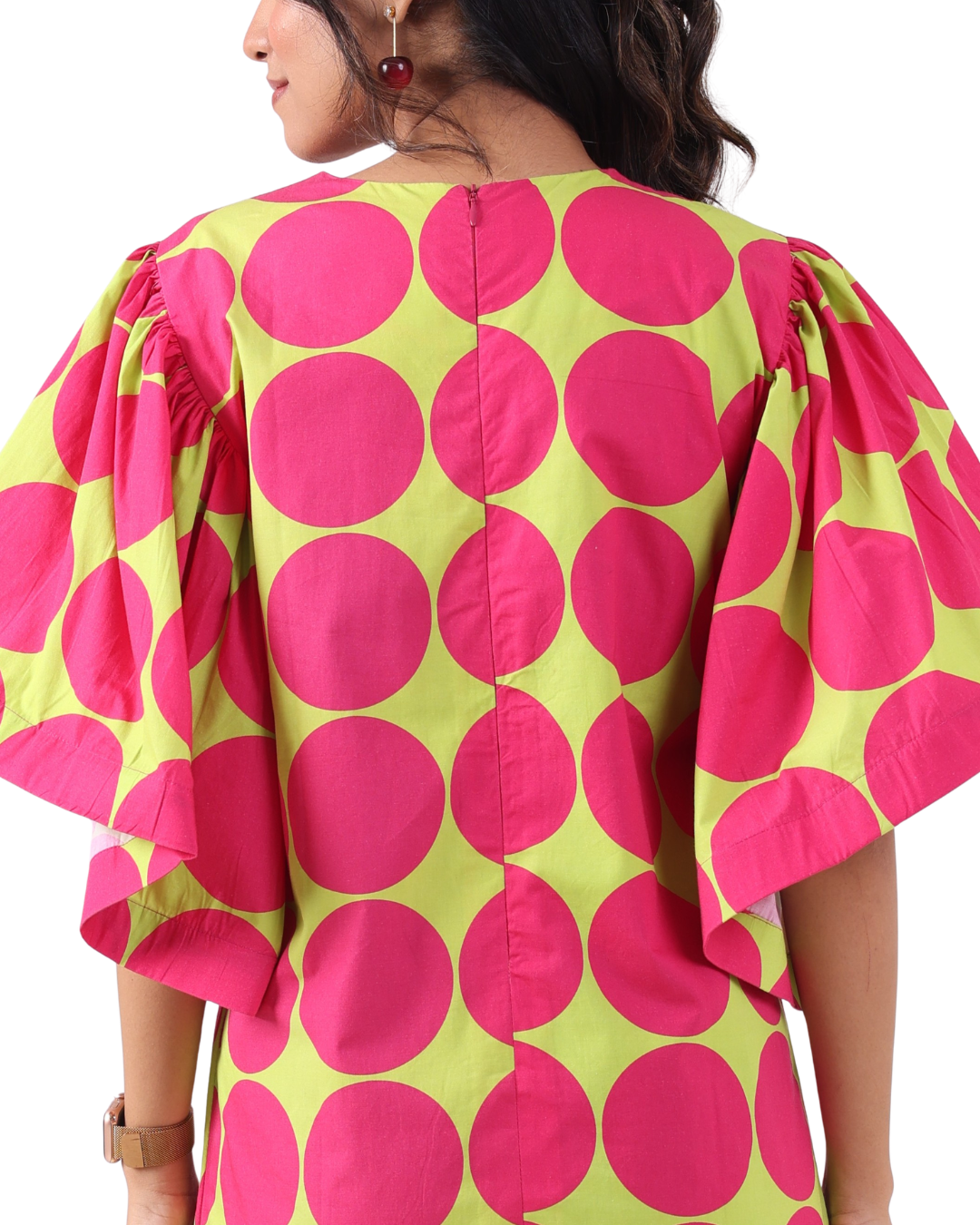 RETRO BLOOM STATEMENT DRESS