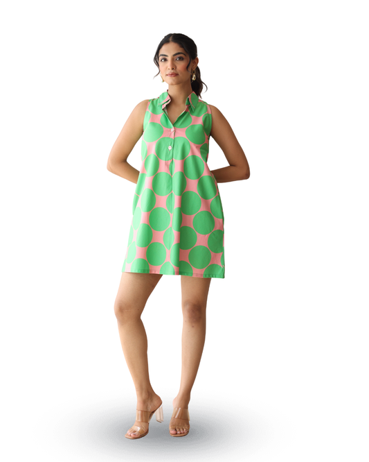 MINT BREEZE SHIFT DRESS