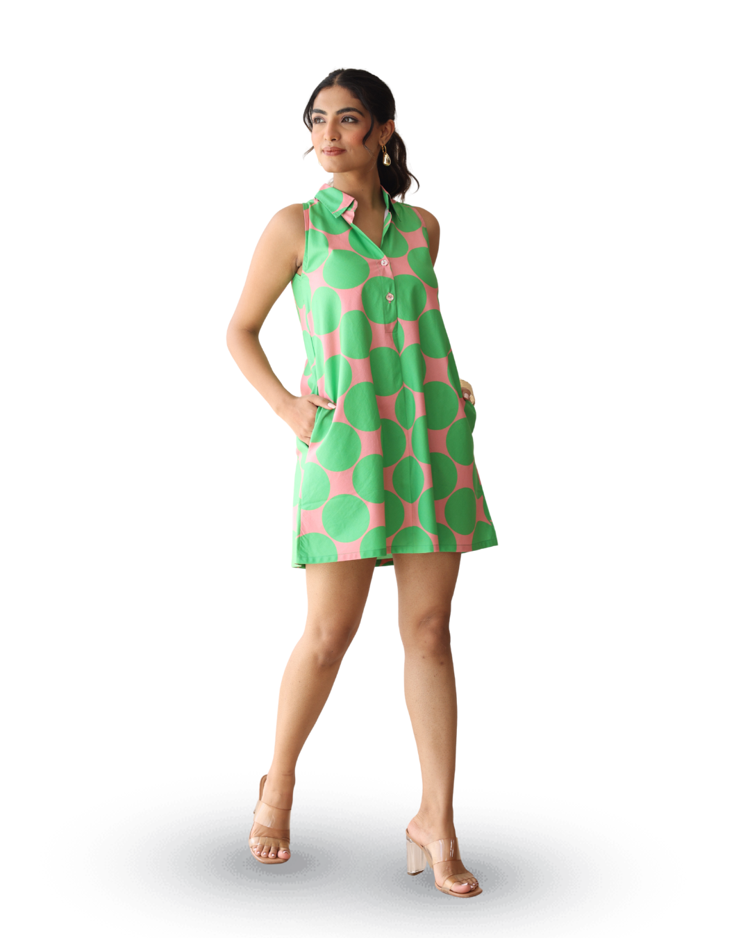 MINT BREEZE SHIFT DRESS