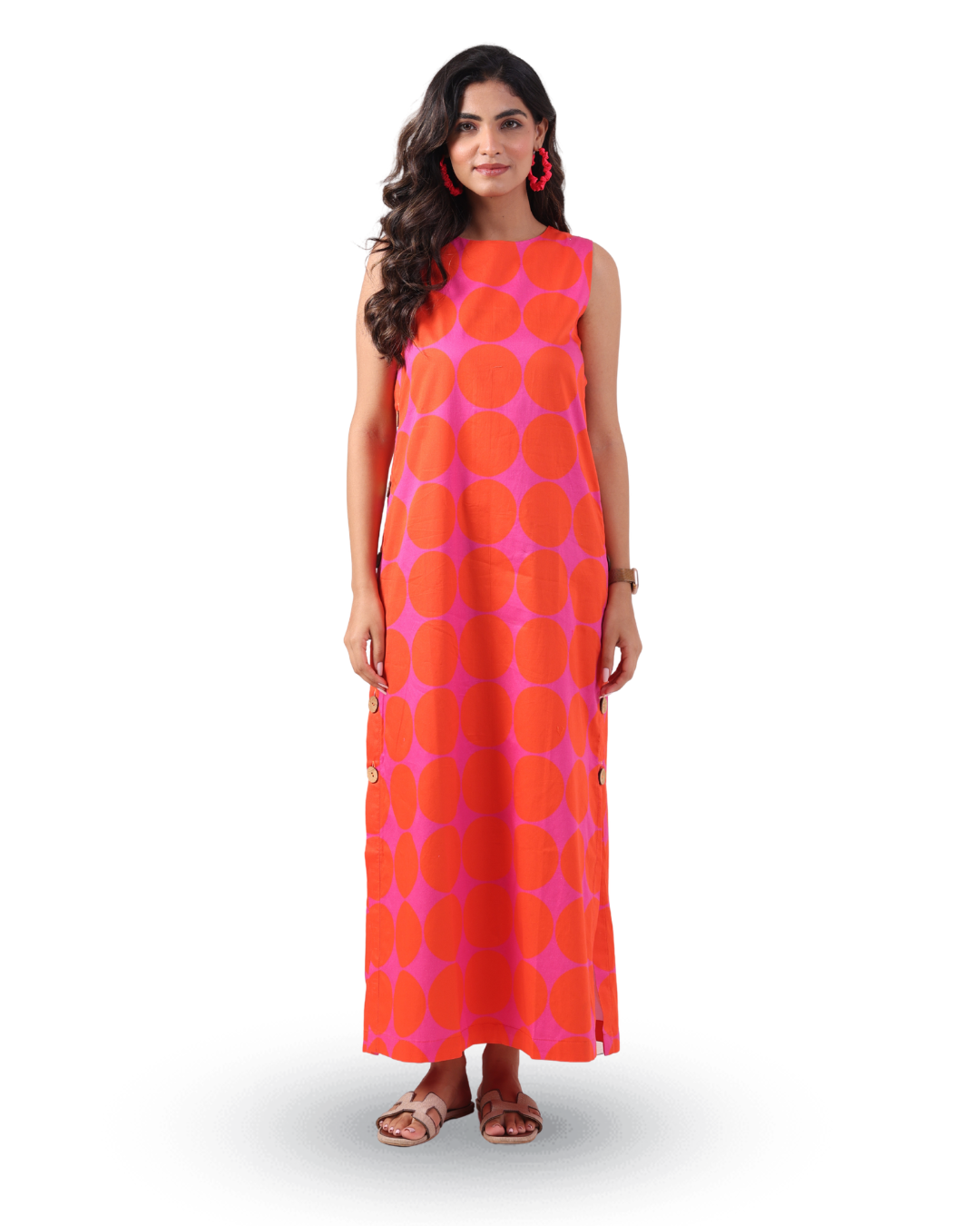 PLAY LUXE SIDE BUTTON DRESS