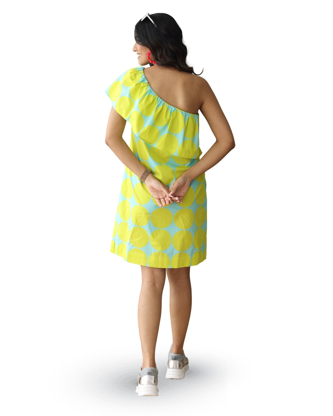 TROPIC MUSE ASYMMETRIC DRESS