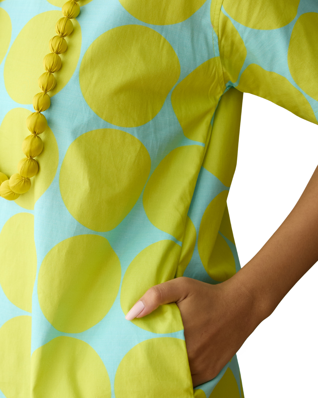 LIME SPLASH LOUNGE DRESS