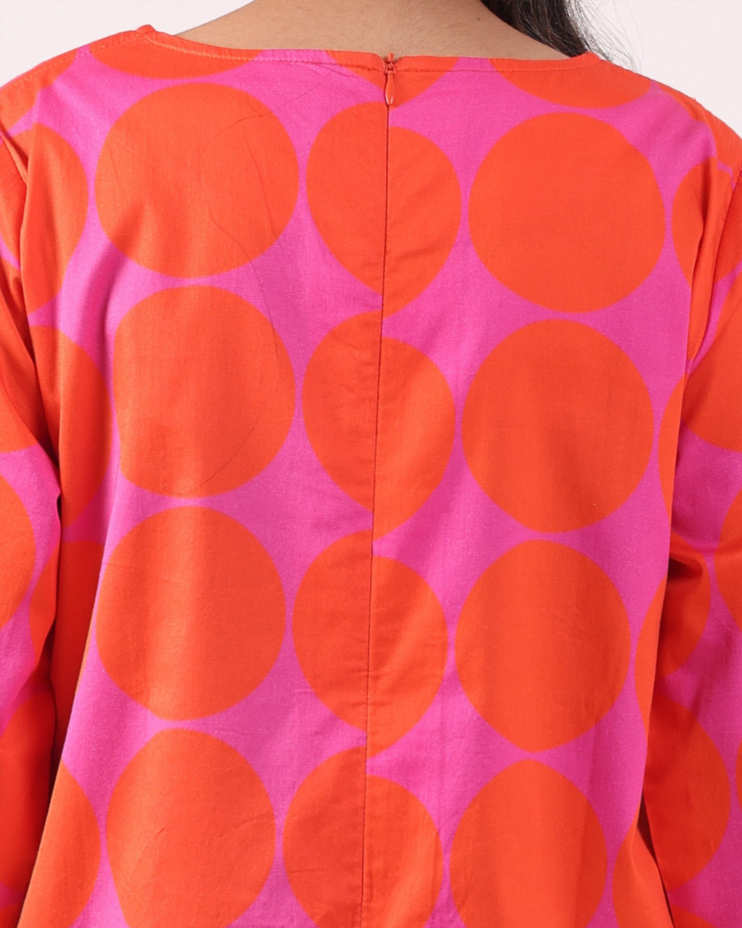 FUCHSIA ORBIT SHIFT DRESS