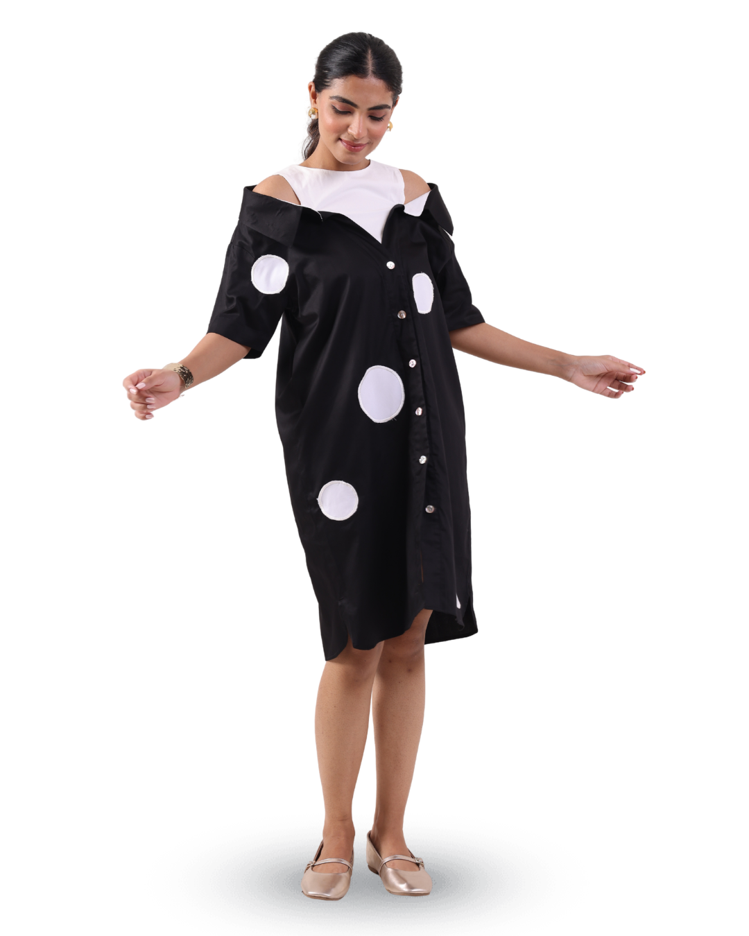 CITY NOIR ORBIT DRESS